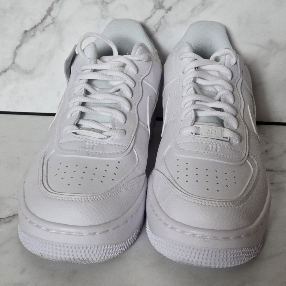 Nike Air Force 1 Shadow White Womens Sneakers Shoes 9 - Picture 3 of 9